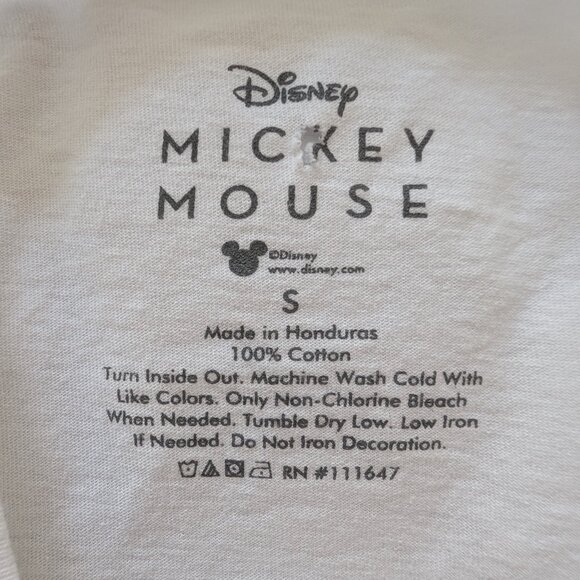 Disney Micky Mouse vintage reproduction t-shirt Small (flawed) - Picture 8 of 10